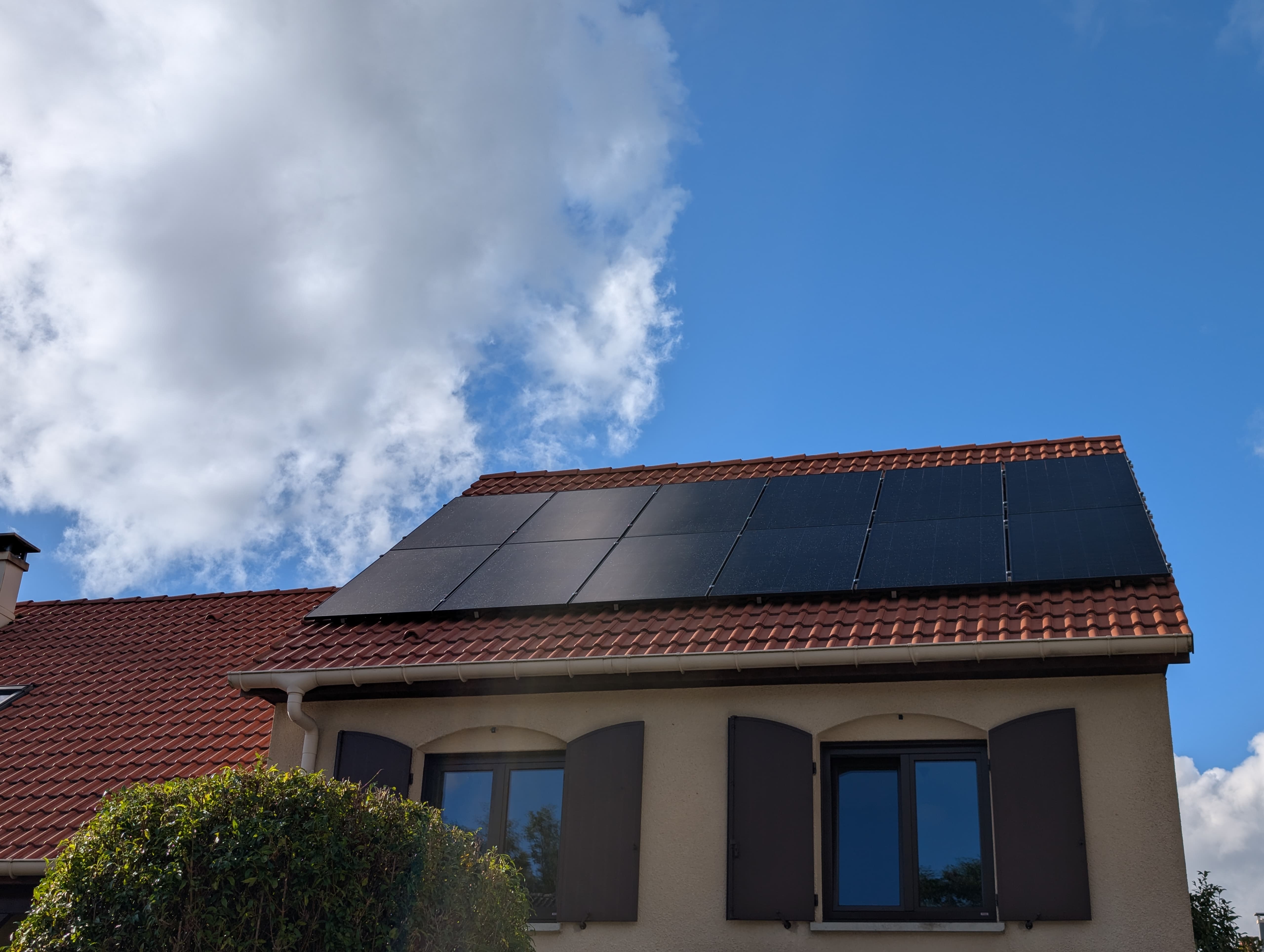 6 panneaux full-black sur toiture tuiles — Nancy