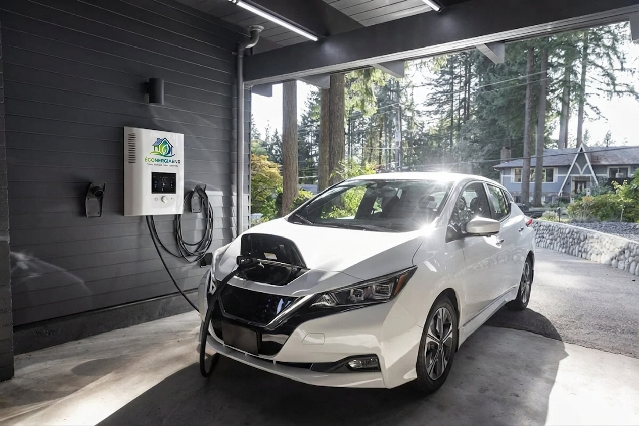 Borne de recharge IRVE — Econergia ENR